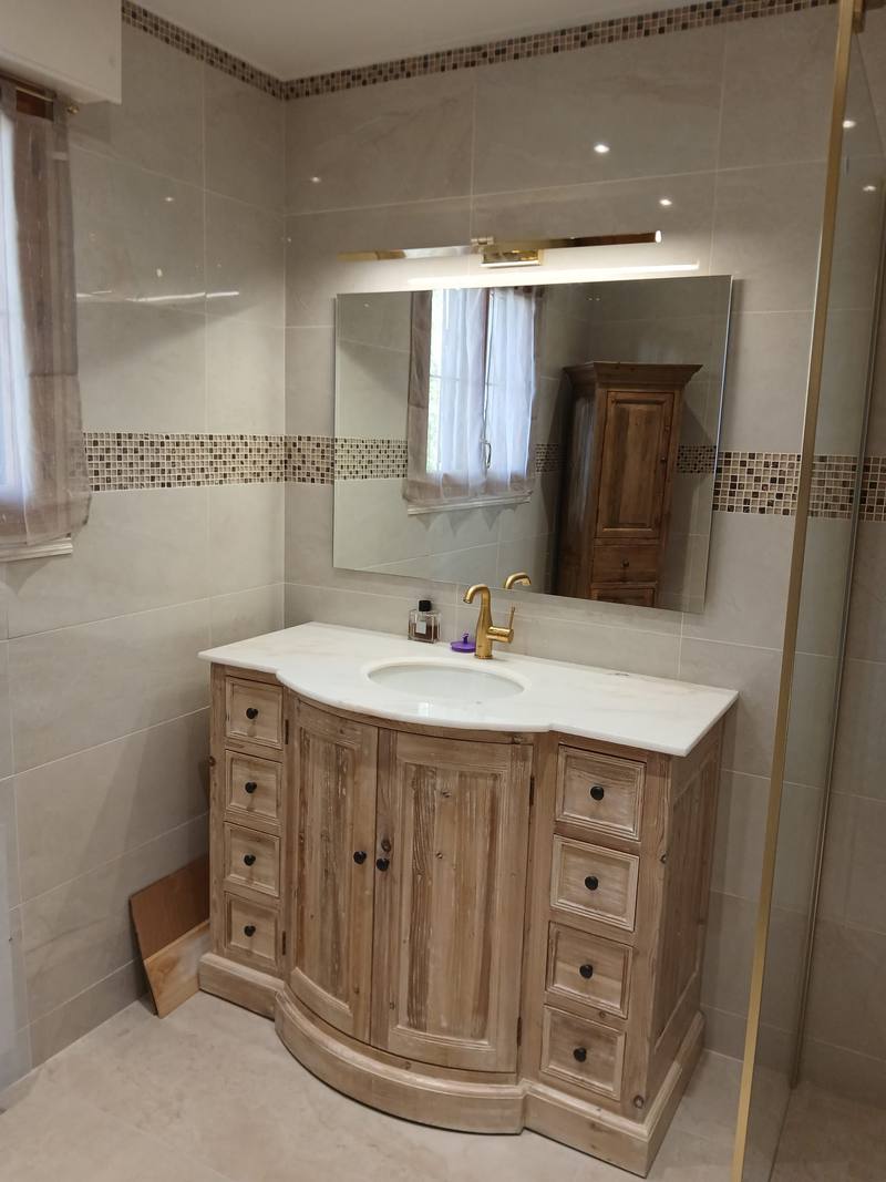 R&eacute;novation salle de bain douche PMR val d'oise image 4