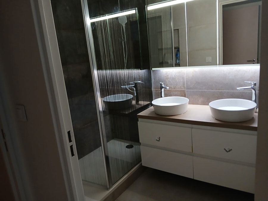 R&eacute;novation salle de bain &agrave; Groslay 95 image 2