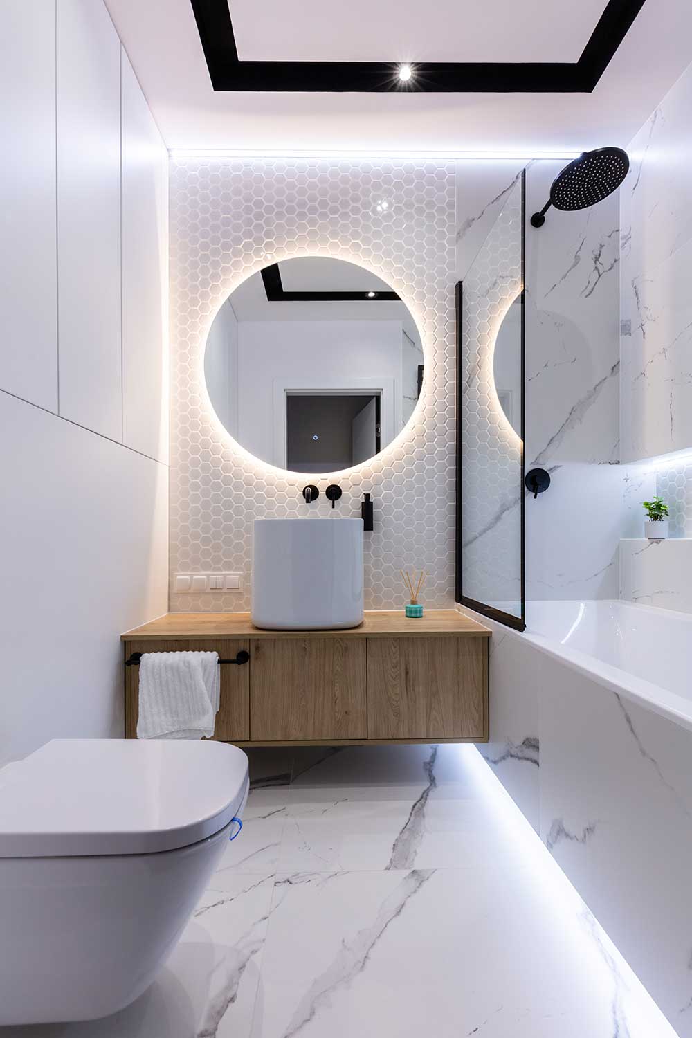 Travaux de r&eacute;novation d'une salle de bain &agrave; Montmagny 